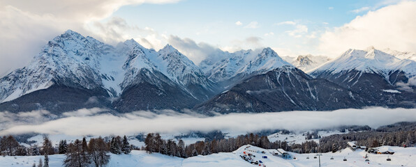 Mountains in Switzerland, Unterengadin