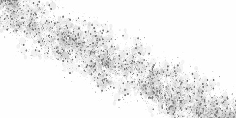 Obraz premium black brush blot, painted with black oil on a white isolated background