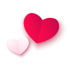 Valentine's Day Labels and Badges Vector Illustration. Sale sticker, invitation, frames and isolated PNG.