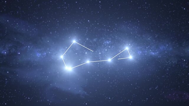 Piscis Notius (Piscis Austrinus) constellation