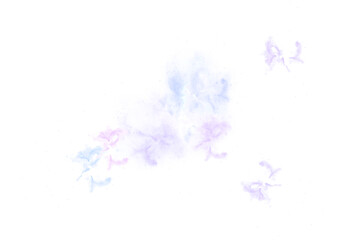 Obraz premium Midnight Cosmic Nebula Cloud with Sparkling Stars on Transparent Background