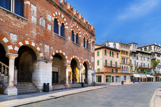 Piazza delle Erbe, Verona, Italy