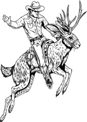 Fototapeta premium Jackalope
