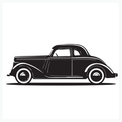 Obraz premium retro car vector illustration