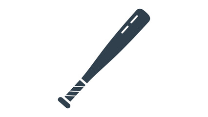 Naklejka premium Baseball Bat Icon Simple Design.