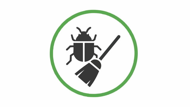 Pest control insect bug broom.