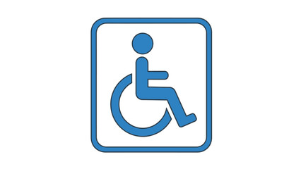 International Symbol of Access for Disabled People.