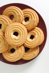 Shortbread ring cookies