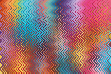Dynamic Zigzag Vertical Lines in a Vibrant Rainbow Spectrum Geometric Pattern Background