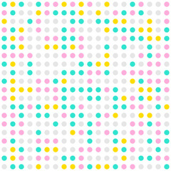 ドットパターン_カラフル_背景透過