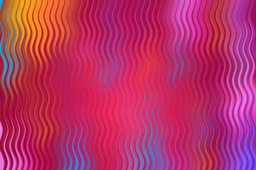 Vibrant multi-colored vertical wavy lines pattern featuring pink, red, and yellow tones
