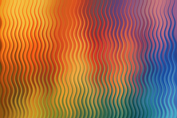 Rainbow colored vertical wavy lines background with a soft gradient effect