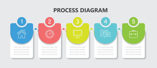 Vector Infographic design with 4 options or steps. Infographics for business concept.