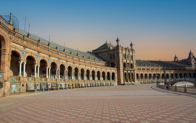 historic architecture in Seville, the beautiful Andalusian capital