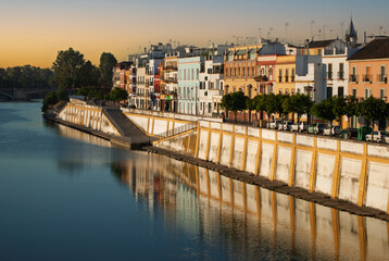 The Guadalquivir River flows through the beautiful Andalusian capital of Seville