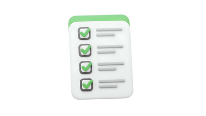 White Mobile Phone with Green Icons.