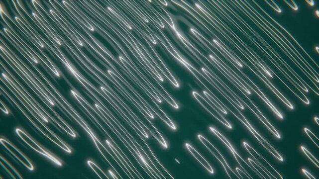 animated background loop - green and white oval shapes