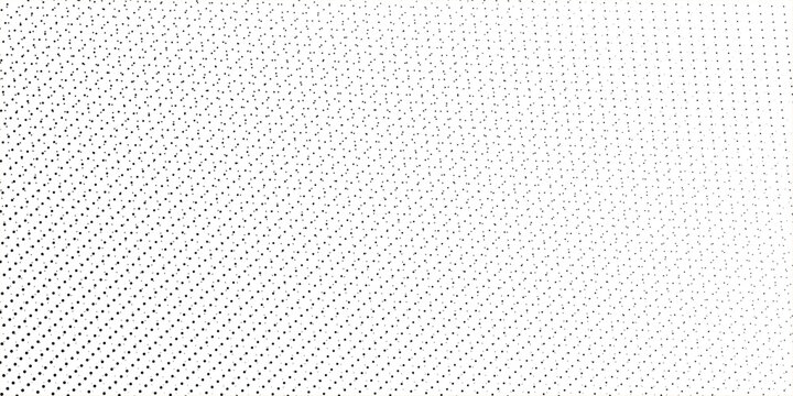 Halftone white and black color pattern gradient grunge texture background. Dots pop art comics sport style vector illustration halftone. Dotted background