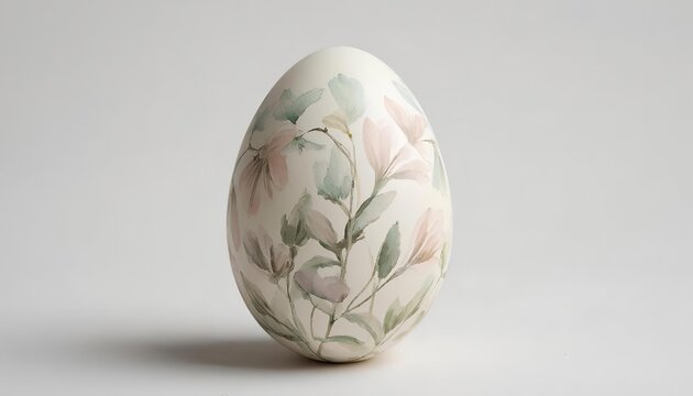 easter egg on a white background