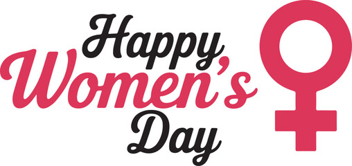 International Women's Day Typography design