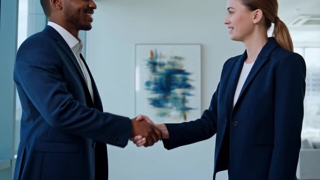 Professional Business Handshake: Sealing Deals & Building Trust
