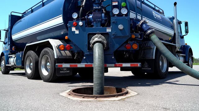 Satisfying Septic Tank Pumping: Vacuum Truck Waste Removal