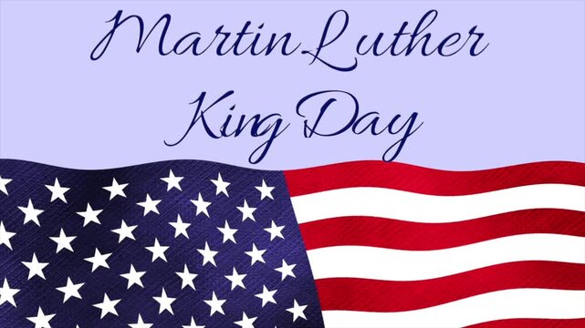 Animated video with a MLK Day theme.