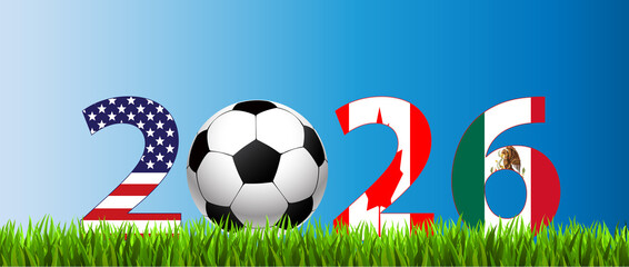 Fussball Soccer Background 2026