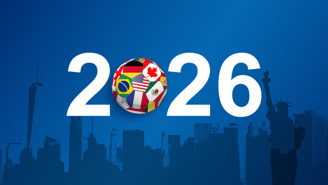 Fussball Soccer Background 2026