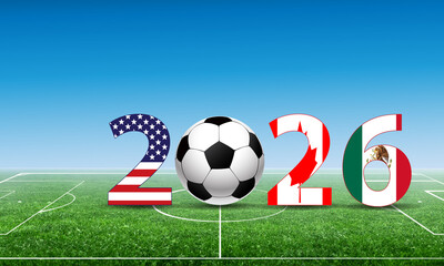 Fussball Soccer Background 2026