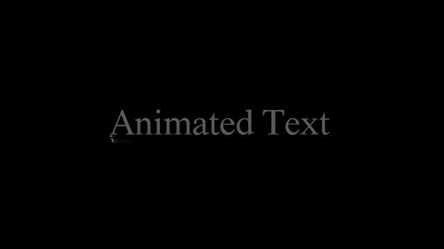 Minimal animated text flowing with soft motion concept. Elegant typography displayed against a dark background.