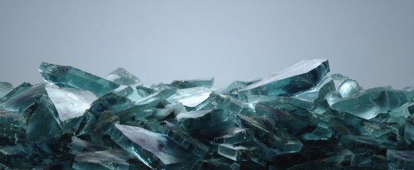 shattered glass fragments reveal hidden treasures sparkling like secrets waiting to be discovered