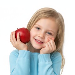 Little Voice Big Impact: Happy Young Girl Shouting Through Megaphone for News Announcement and Creative Marketing Concept