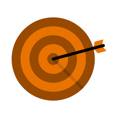 Darts Game Icon. Vector Illustration