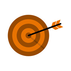 Darts Game Icon. Vector Illustration