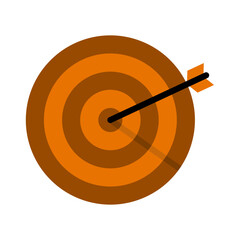 Darts Game Icon. Vector Illustration
