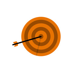 Darts Game Icon. Vector Illustration