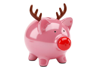 Obraz premium Shiny Red Christmas Ornament Decorated with Golden Snowflakes