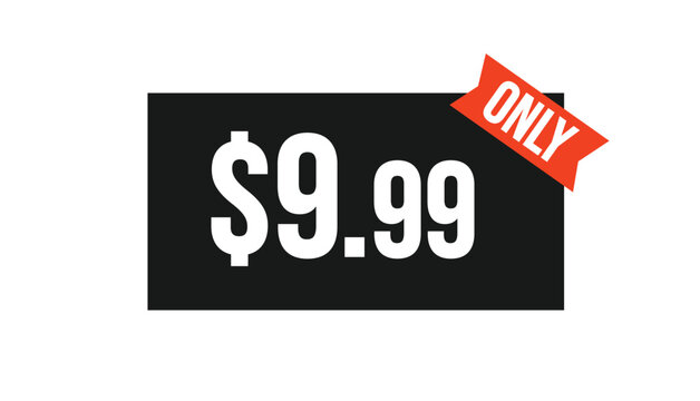 $9.99 only sale banner