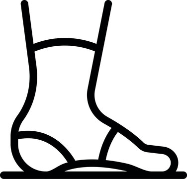 Orthopedic insole supporting foot arch, providing comfort and correcting flatfoot posture during walking or running