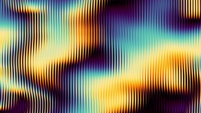 abstract vibrant liquid gradient refracted glass loop animation blurred background. fractal glass noise textured vertical lines transparent glass trendy y2k