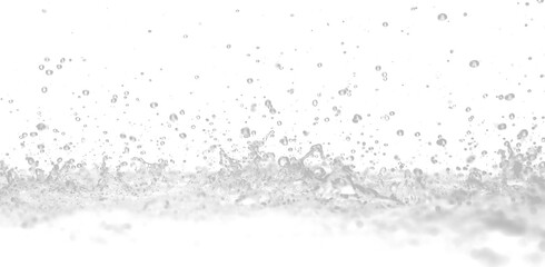 Realistic Water Droplets Rain Splash Transparent Background