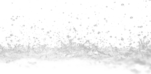 Realistic Water Droplets Rain Splash Transparent Background