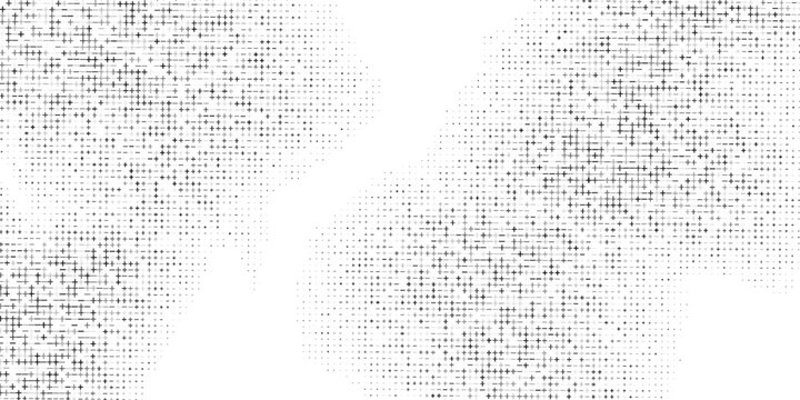 Pixelated bitmap gradient texture. Black and white dither pattern background. Abstract glitchy pattern. 8 bit video game screen wallpaper.