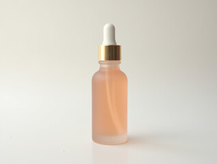 Clean Beauty Product: Aura Peach Oil In A Centered Dropper Bottle.