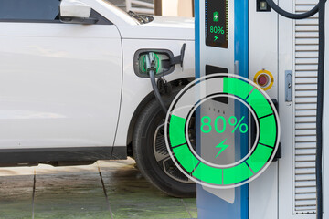 EV Battery Maintenance Concept: Charging to 80% for Optimal Life