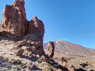 Roques de Garc&iacute;a dans le parc national du Teide sur les &icirc;les Canaries en Espagne