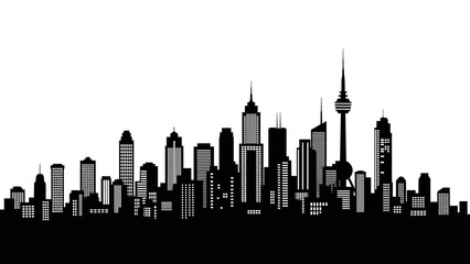 Skyline of a Modern Metropolis © Abu