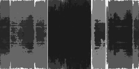 Abstract vertical stripes of varying gray shades and textures a minimalist composition