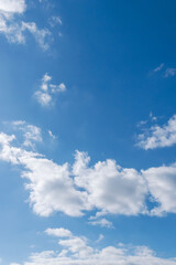 Obraz premium 冬の爽やか青空と輝く雲48